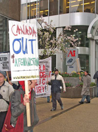 EMERGENCY PICKET AGAINST CANADIAN OCCUPATION OF AFGHANISTAN!